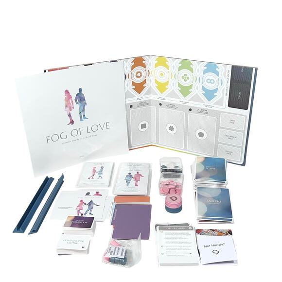 Fog of Love: Romantic Comedy Board Game by Jacob Jaskov Complete Used - Picture 3 of 11